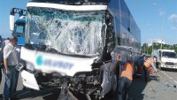 Giresun’da trafik kazası: 24 yaralı