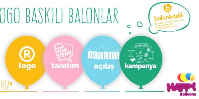 Logo Baskılı Balonlarla Alternatif Reklam Yöntemi